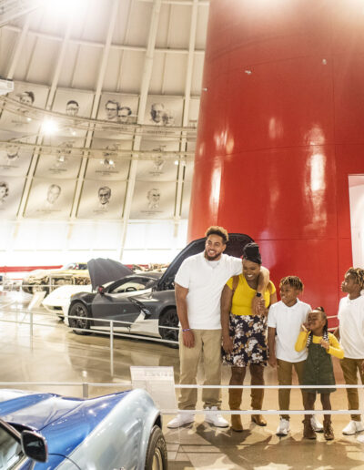 Family at the Corvette Museum, Bowling Green, KY Capitals Quest